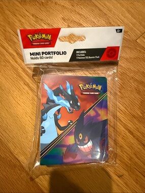Pokemon Mini Portfolio - Blue, Black, Purple, Red